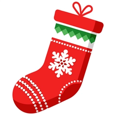 Christmas Decoration Stocking Sticker